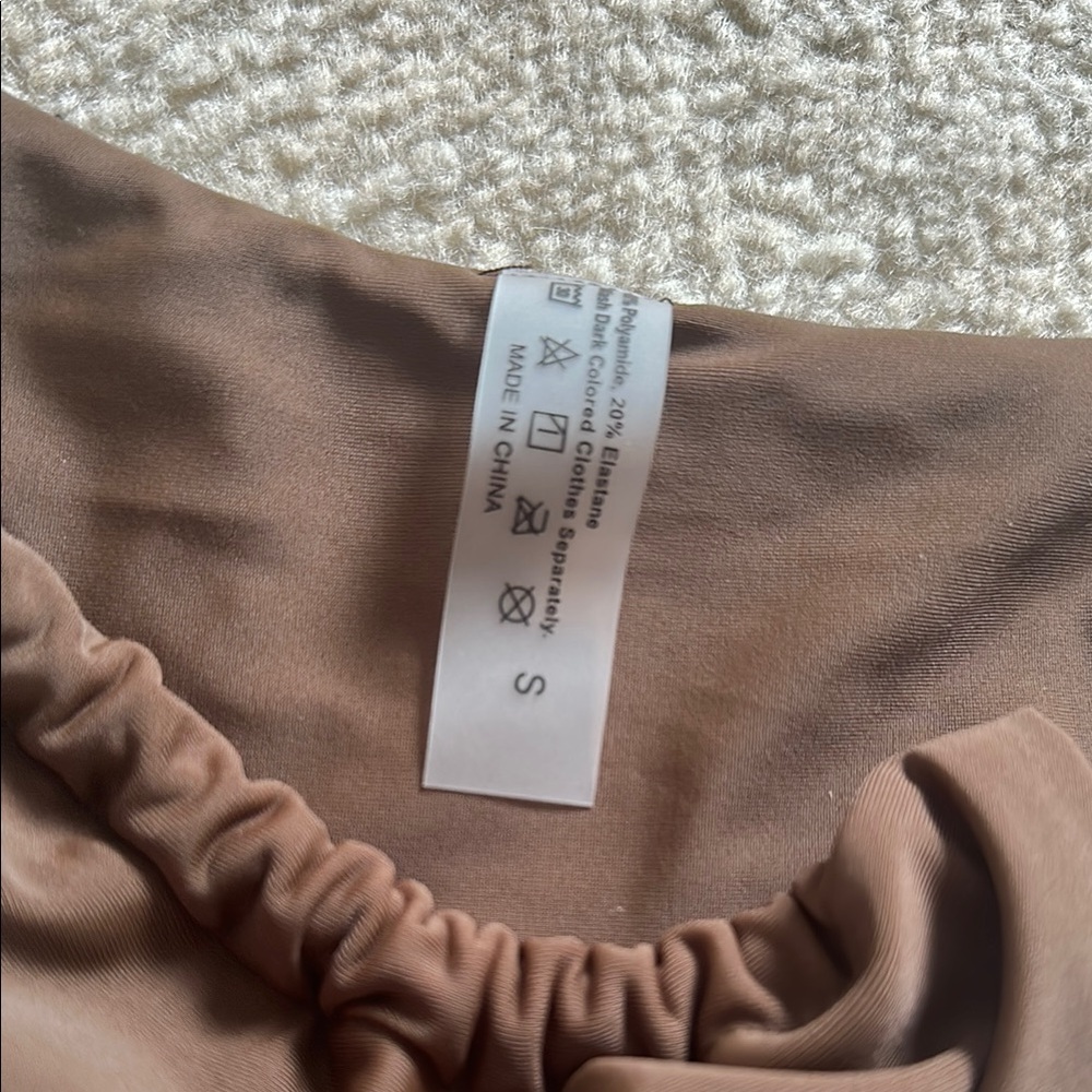 Brown Seashell Triangle Bikini Set - Picture 4 of 5